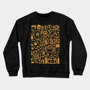 TRAVEL AND TOURISM ICONS Crewneck Sweatshirt